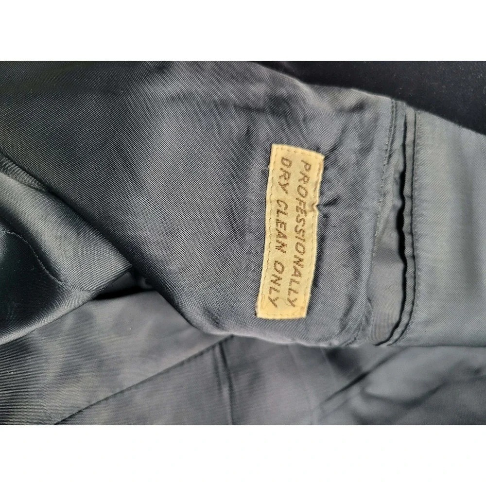 Jean Paul Germain Navy Blue Velvet Blazer Men's 34R‎